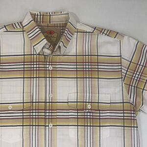3/$25 Larry Mahan Cowboy Collection Western Plaid Button-down Shirt Medium